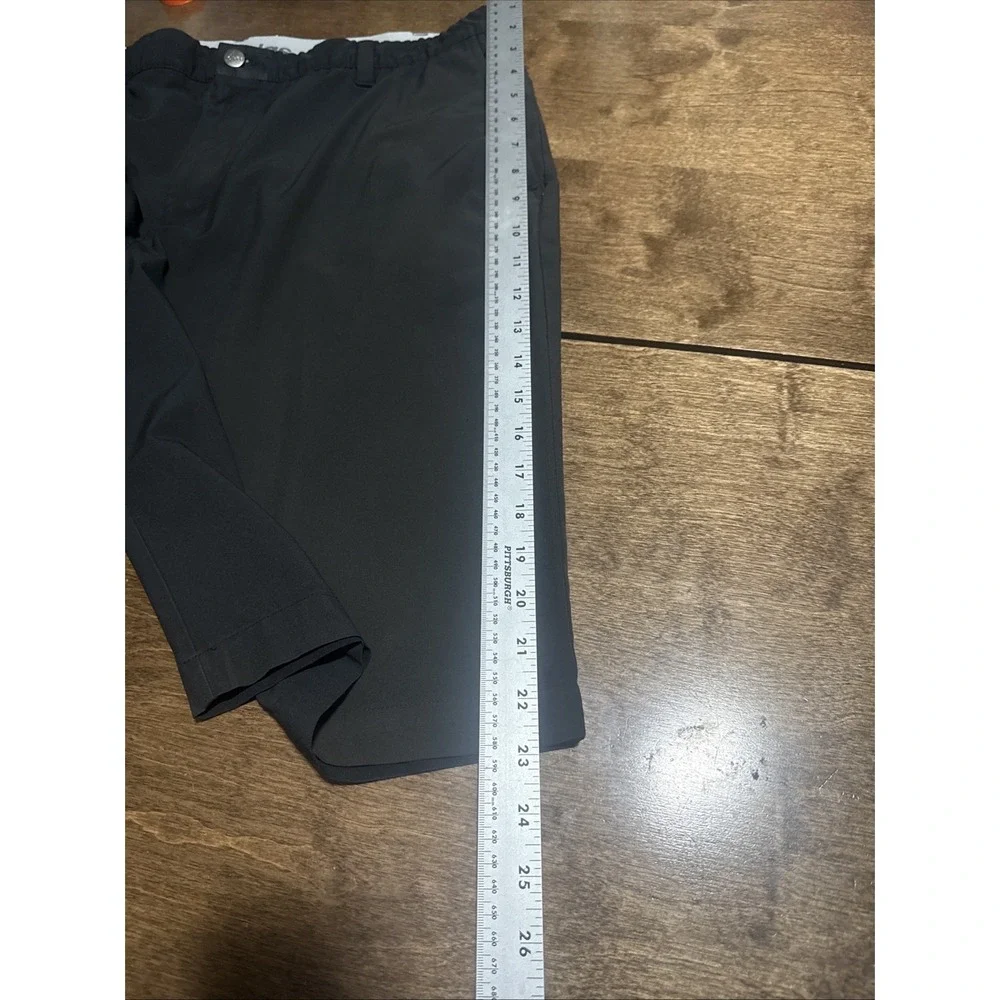 Adidas Golf Shorts Performance Stretch Moisture Wicking Men's Black Sz 40